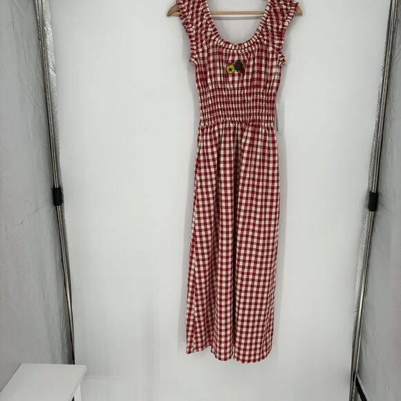 Lisa Says Gah Dresses & Skirts - Lisa Says Gah Cherry Gingham Annie Dress